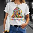 Colorido Diseño De Caballos Para Niñas Amantes De Los Caballos Sin Mangas Camiseta unisex Regalos para ella