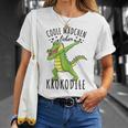 Coole Mädchen Lieben Krokodile T-Shirt Geschenke für Sie