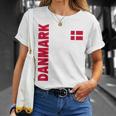 Denmark Fan T-Shirt Geschenke für Sie