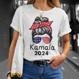 Donna Kamala Harris 2024 Elezioni Femminili Con Collo A Maglietta Regalos para ella