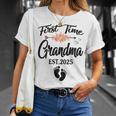 First Time Grandma 2025 Promoted To Grandma 2025 T-Shirt Gifts for Her