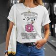 Ich Weiß Das Ich Ein Rad Ab Habe Donut I Know That T-Shirt Geschenke für Sie