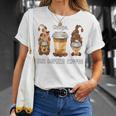 Gnope Not Before Coffee Cute Gnome Graphic Coffee Cup Beans T-Shirt Gifts for Her