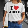 I Heart Adele First Name I Love Personalized Stuff Maglietta Regalos para ella