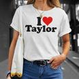 Ich Liebe Taylor T-Shirt Geschenke für Sie