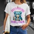 Just A Cute Girl Who Loves Anime And Ramen For Girls T-Shirt Gifts for Her
