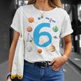 Kinder Astronaut 6 Geburtstag Weltraum Jungen 6 Jahre Raumschiff T-Shirt Geschenke für Sie