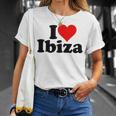 I Love Heart Ibiza Spagna Isole Baleari Maglietta Regalos para ella