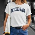 Michigan Throwback Classic T-Shirt Gifts for Her