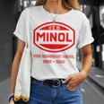 Minol -Ebolkseigener Betrieb Minol Yellow T-Shirt Geschenke für Sie