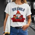 Nano Divanolo Pigro Chi Ama Stare In Divano Nano Divertente Maglietta Regalos para ella