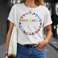 National Hispanic Heritage Month All Countries Flags Hearts T-Shirt Gifts for Her