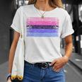 Omnisexual Pride Bi Flag -Intage Lgbtq Omnisexual T-Shirt Geschenke für Sie