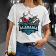 Pesca En Alabama Pesca Alabama Camiseta unisex Regalos para ella