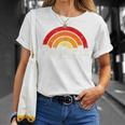 Polaris Montana Mtintage 70S Diseño Retro Arco Iris Camiseta unisex Regalos para ella