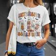 Retro Intensive Care Unit Nurse Halloween Icu Nurse Ghosts T-Shirt Gifts for Her