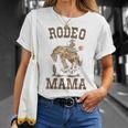 Rodeo Mama Mommy Mom Western Cowboy Birthday Family Matching T-Shirt Gifts for Her