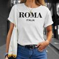 Roma Italia Retro Preppy Italy Girls Rome Souvenir T-Shirt Gifts for Her