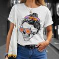 S De Calavera Calavera Manga Larga Camiseta unisex Regalos para ella