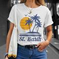 Saint St Barth Barthelemy Caraibi Beach Island Turista Maglietta Regalos para ella