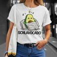 Schlavocado Official Sleep Pyjamas Sleep Avocado Gray T-Shirt Geschenke für Sie