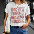 In My Second Grade Era Cute Groovy 2Nd Grade Back To School T-Shirt Gifts for Her