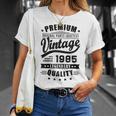 Sintage De 1985 Para Retro Divertidas Cumpleaños De 1985 Camiseta unisex Regalos para ella