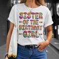 Sister Of The Birthday Girl Tie Dye Birthday Matching Family T-Shirt Gifts for Her