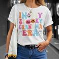 In My Spooky Grandma Era Halloween Groovy Grandma Halloween T-Shirt Gifts for Her