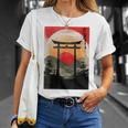 Tempio Giapponese Anime Giappone Lunaintage Samurai Montagna Maglietta Regalos para ella