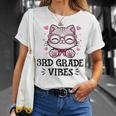 Third 3Rd Grade Vibes Back To School Cute Cat Cute For Girls T-Shirt Gifts for Her