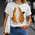 Tiger Tiger Costume Orange T-Shirt Geschenke für Sie