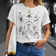 Trendy Centered Esoteric Eye Maglietta Regalos para ella