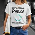 Uomo Installazione PanzaUomo Divertente Frase Simpatica Maglietta Regalos para ella