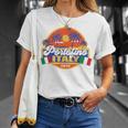 Vacaciones En Portofino Italia 2024Acaciones Italianas Génova Liguria Camiseta unisex Regalos para ella