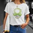 Vert Champignon 1Up Pour Jeuxidéo T-Shirt Cadeaux pour elle