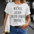 Wir Alle Lachen In Der Same Language Anti-Nazi T-Shirt Geschenke für Sie