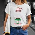 Women's Chef Elf Partner Look Christmas For Women T-Shirt Geschenke für Sie