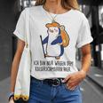 X Penguin Fun Ich Bin Nur Wegen Dem Kaiserenschmarrn Hier Ich Bin Nur Wegen Dem Kaiserenschmar T-Shirt Geschenke für Sie