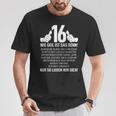 16Th Birthday Nager 16 Years Wie Geil Ist Das Denn T-Shirt Lustige Geschenke