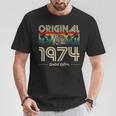 1974Intageintage Birthday Retro T-Shirt Lustige Geschenke