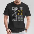 22Nd Birthday Man Ich Bin Jetzt 22 22Nd Birthday T-Shirt Lustige Geschenke