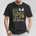 39 Jahreerheiratet 39 Hochzeitstag Sonnenhochzeit T-Shirt Lustige Geschenke