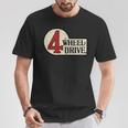 4-Wheel Driveintage 4X4 Overland Emblem 4Wd T-Shirt Lustige Geschenke