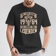 60Th Birthday Life Beginnt Mit 60 Jahrgang 1964 Anniversary T-Shirt Lustige Geschenke