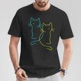 80S 90S Cats Retro Kittenintage Cat Children's T-Shirt Lustige Geschenke