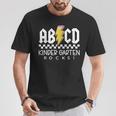 Abcd Kindergarten Rocks First Day Of School Back To School T-Shirt Unique Gifts