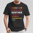 Achtung Freilaufender Rentner Pension Pension T-Shirt Lustige Geschenke