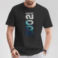 Agosto 2002 Edición Limitada 2002 Retro 2002Intage 2002 Camiseta unisex Regalos divertidos