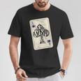 Alice In Wonderland We're All Mad Here Ace Of Spades T-Shirt Lustige Geschenke